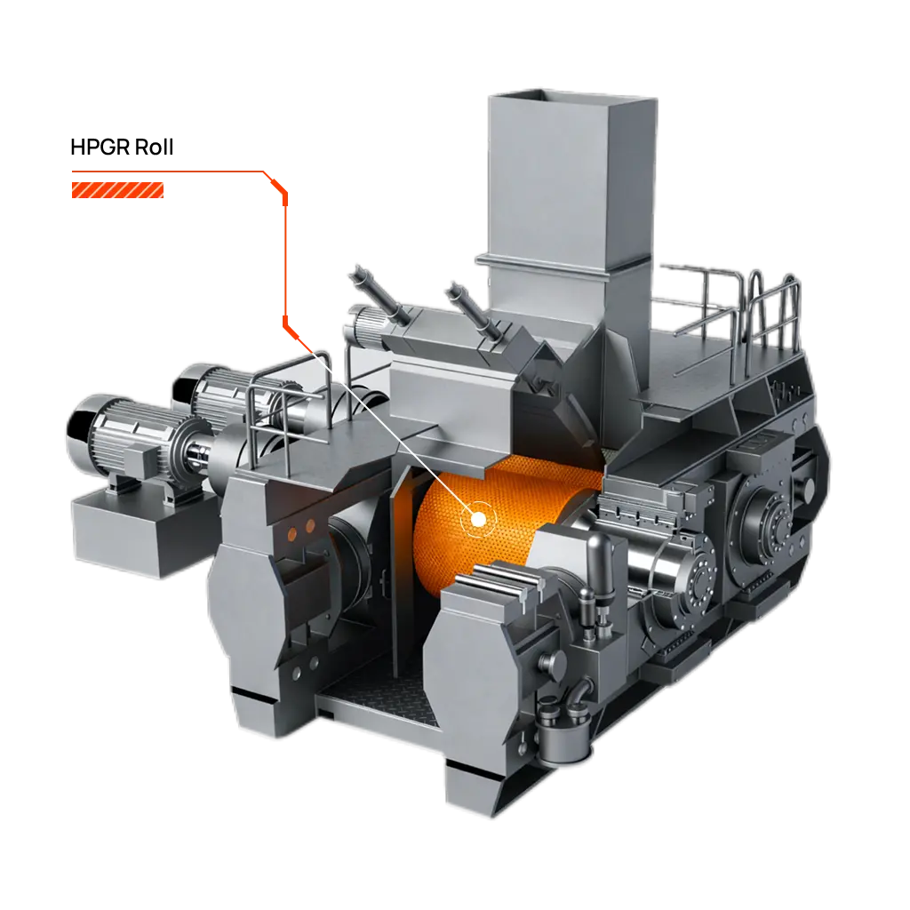 HPGR Rolls1